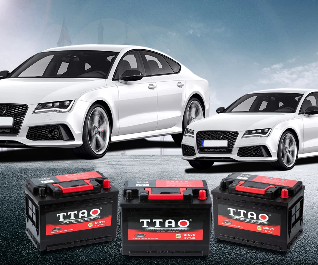 DIN75 High Quality Long Duration Maintenance Free Car Battery