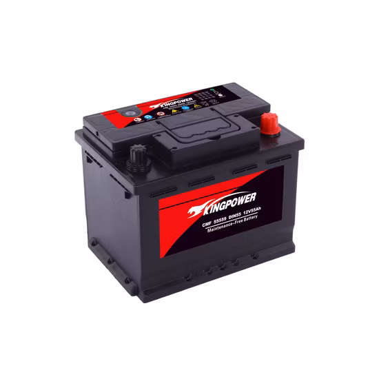 DIN55 Mf Battery 12V55ah Long Duration Car Starting Battery Kingpower