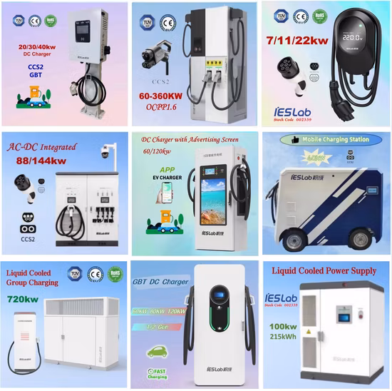 EV Charging Staion for Businss Public EV Charger Station with Double Guns