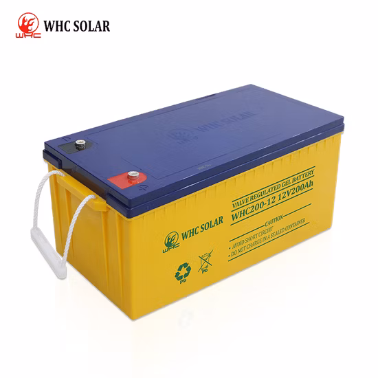CE Approved 12V Inverter Deep Cycle Gel Solar Storage Battery 200ah